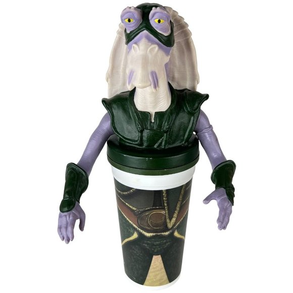 Taco Bell Other - Star Wars Episode 1 Captain Tarpals Cup And Topper 1999 KFC Taco Bell Pizza Hut